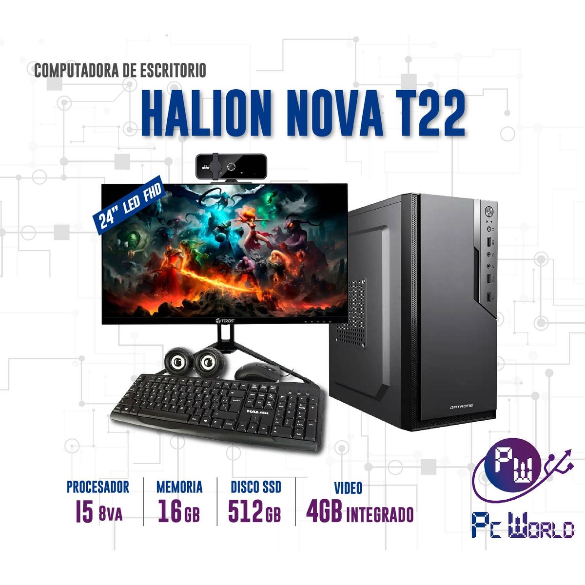 INTEL - Computadora de escritorio Intel core I5