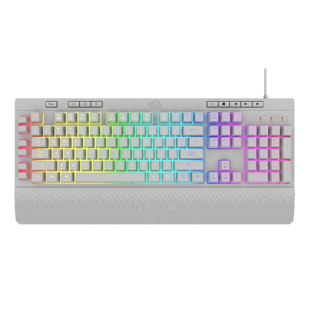 REDRAGON - Redragon - Teclado Shiva K512 RGB Semi-Mecánico Español - White