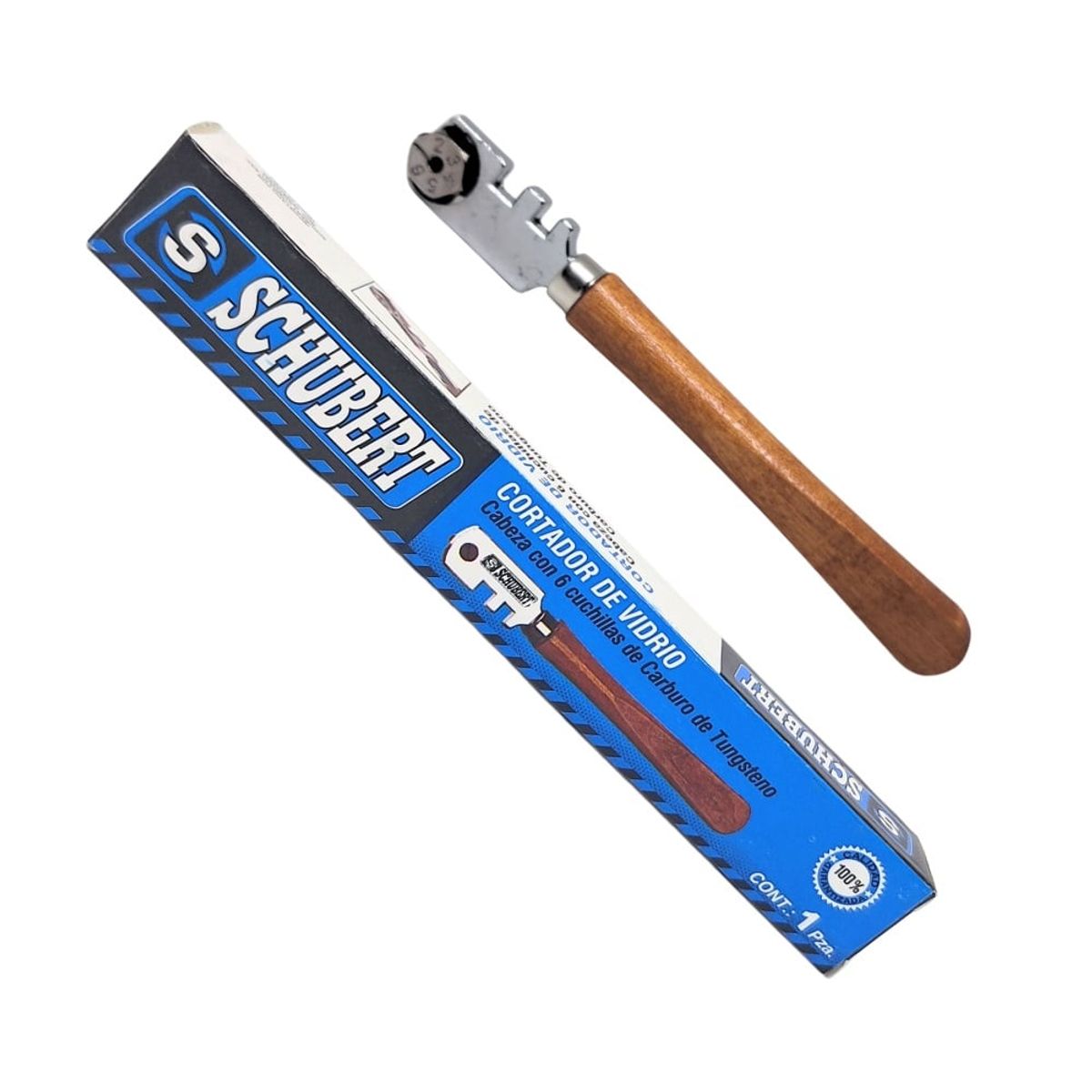 SCHUBERT - Cortador De Vidrio Con 6 Cuchillas