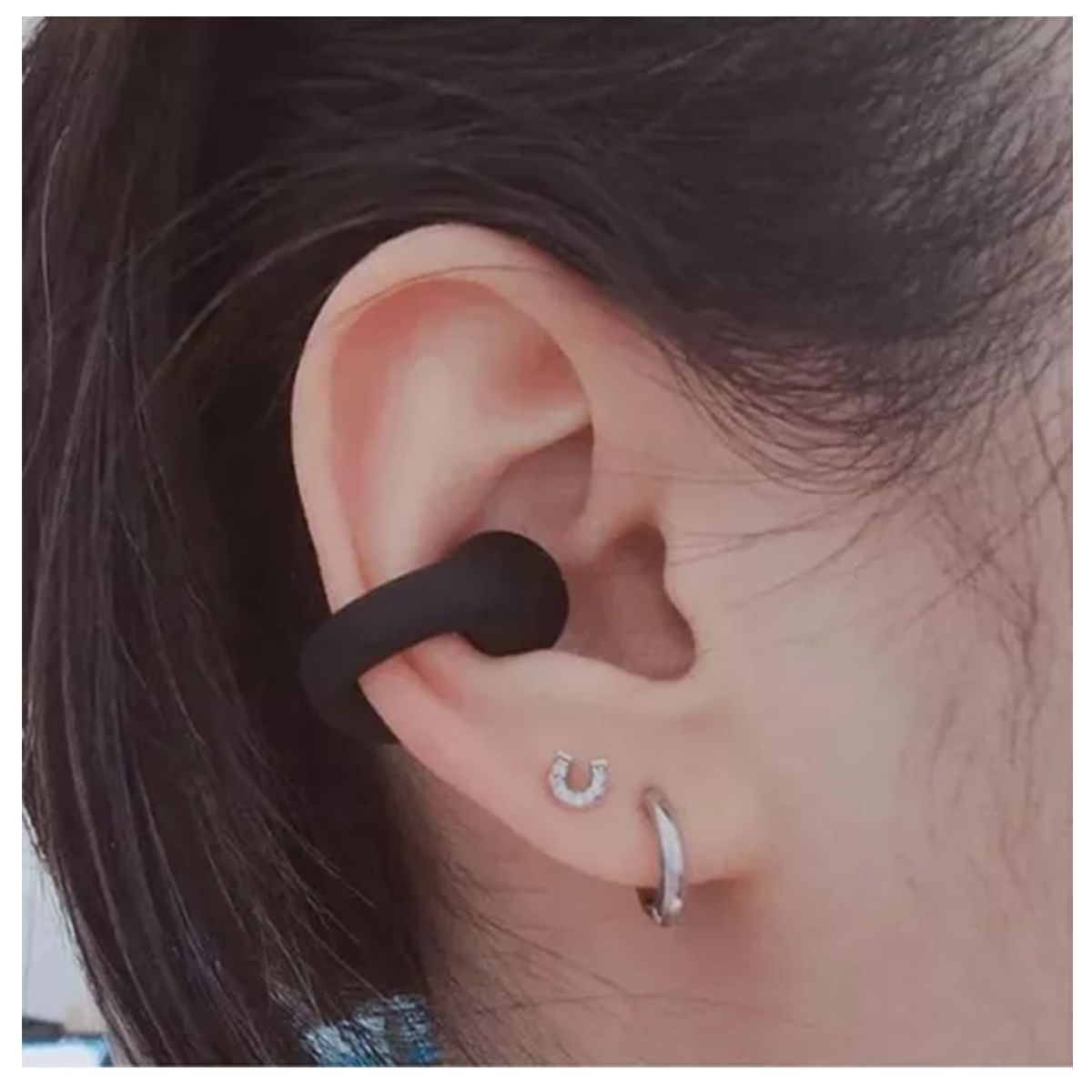 GENERICO - AUDIFONOS BLUETOOTH CON CONDUCCION OSEA NEGRO