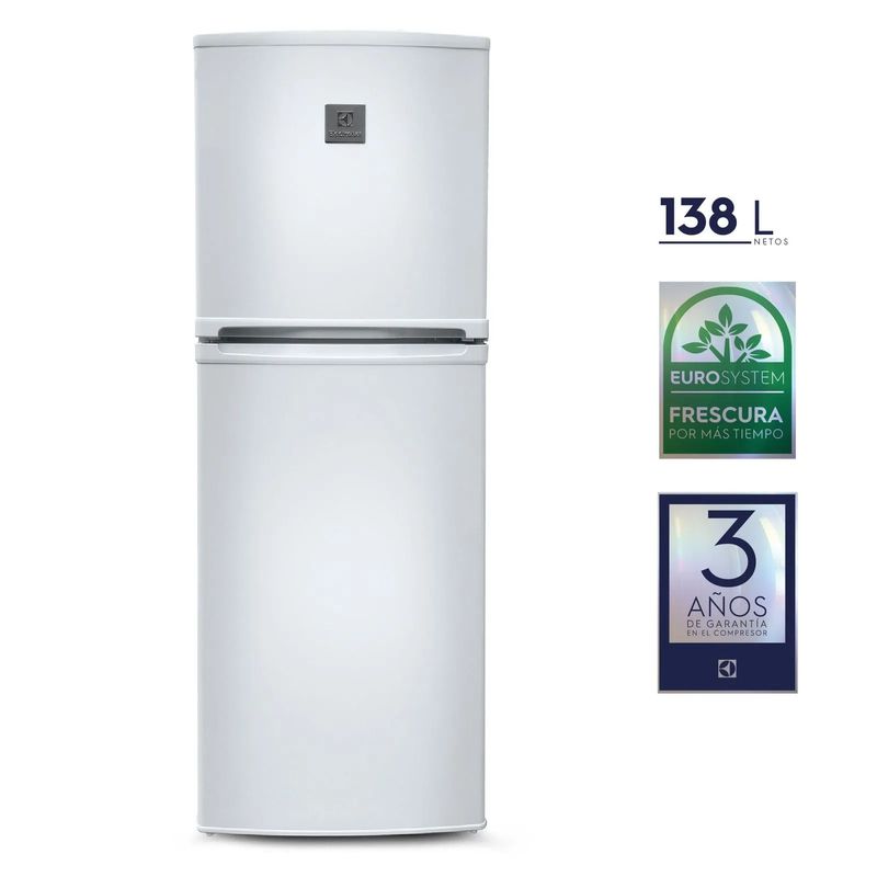 ELECTROLUX - Refrigeradora Top Mount Frost 138 litros Blanca Electrolux ERT18G2HNW