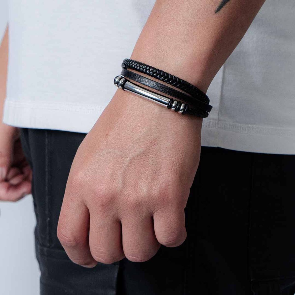 MENS FASHION BOX - Pulsera Atreus Cuero