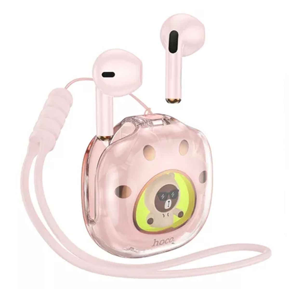 GENERICO - AUDIFONOS BLUETOOTH HOCO DES36 ROSADO