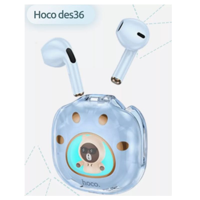 GENERICO - AUDIFONOS BLUETOOTH HOCO DES36 AZUL