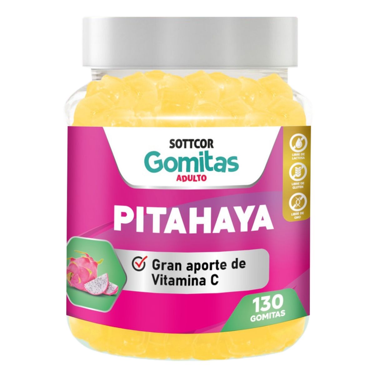 SOTTCOR - Pitahaya Para Adultos Gomitas Sottcor 100g