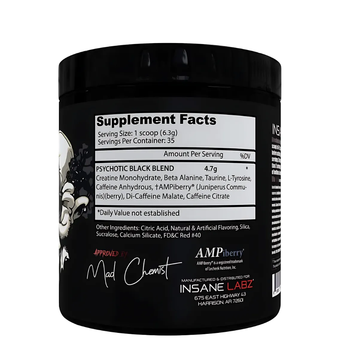 INSANE LABZ - Psychotic Black 35 servicios - Watermelon