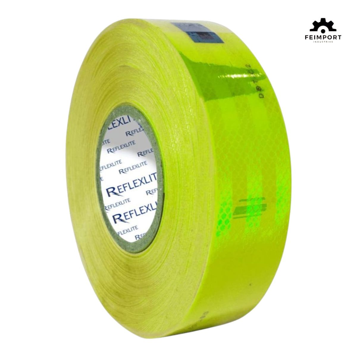 GENERICO - Cinta reflectiva 2 x 45m Verde Limon Grado Diamante