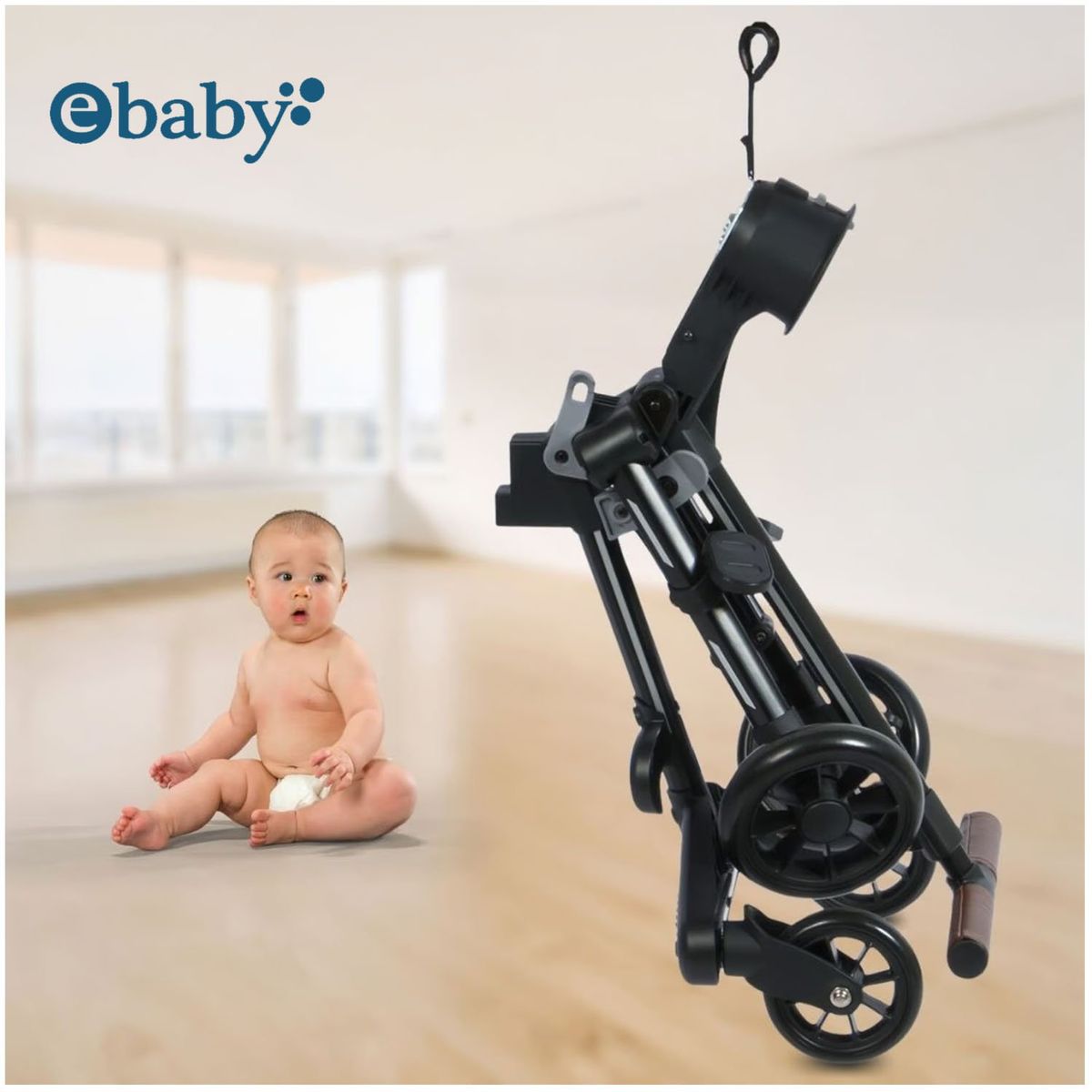 EBABY - Coche Plegable «EASY RIDE» Gray