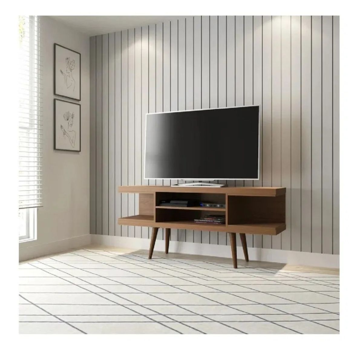 TU MESITA - Mesa de TV Contemporánea 50 TU MESITA Marvin color Marrón