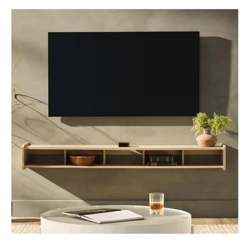 TU MESITA - Mesa de TV Flotante 75 Massiel TU MESITA color Duna