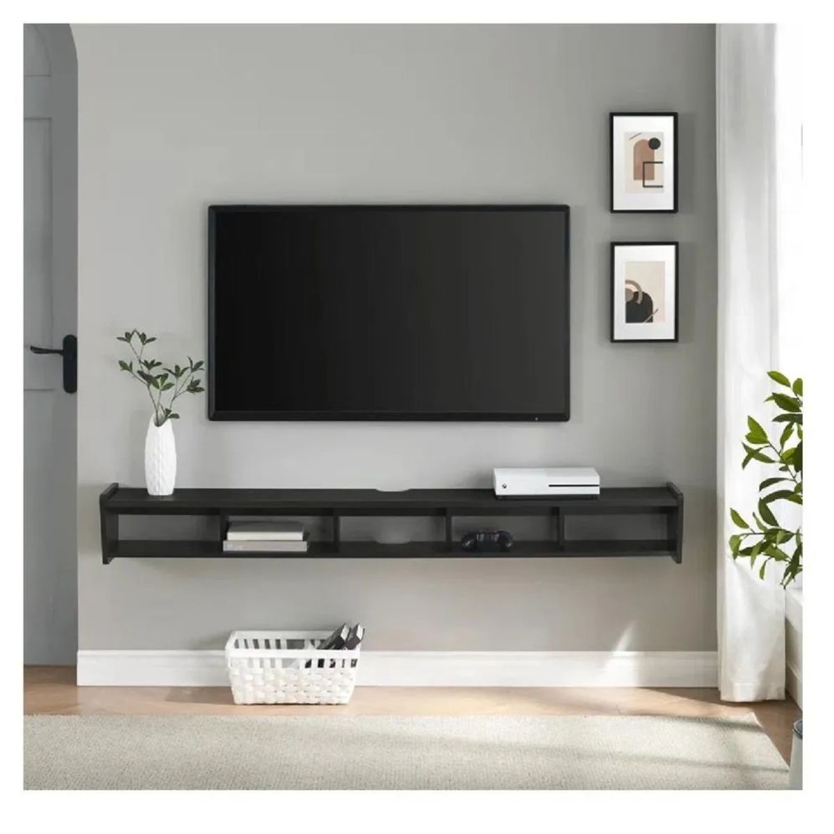 TU MESITA - Mesa de TV Flotante 75 Massiel TU MESITA color Negro