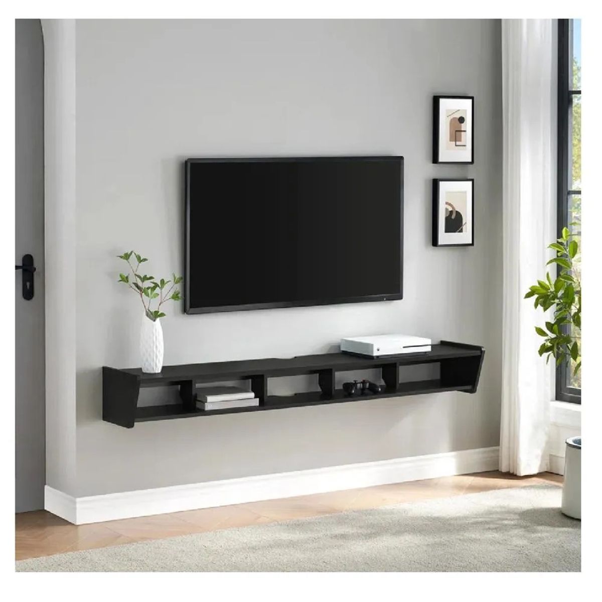 TU MESITA - Mesa de TV Flotante 75 Massiel TU MESITA color Negro