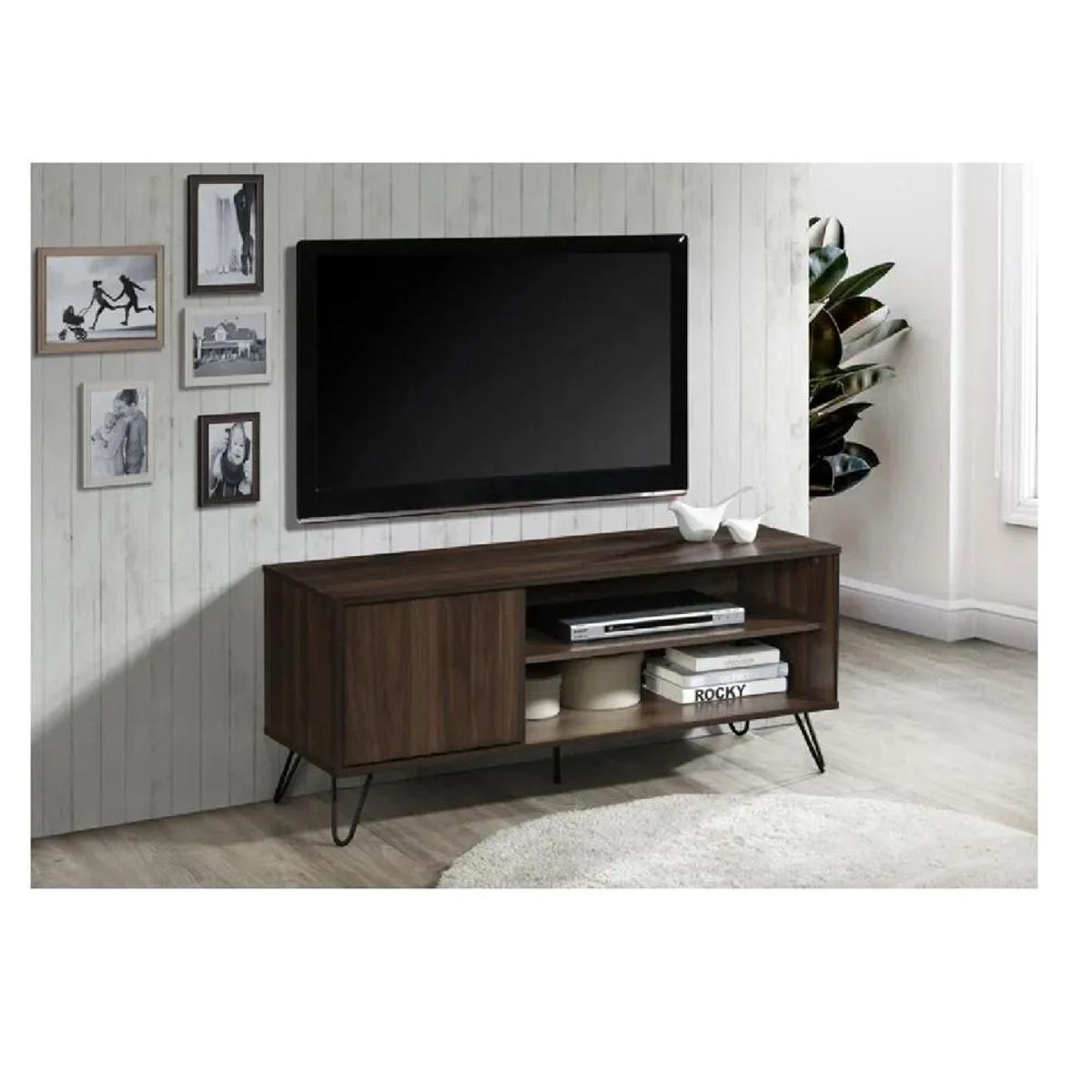 TU MESITA - Mesa de TV Rústica 50 Jericó TU MESITA color Marrón 1 puerta