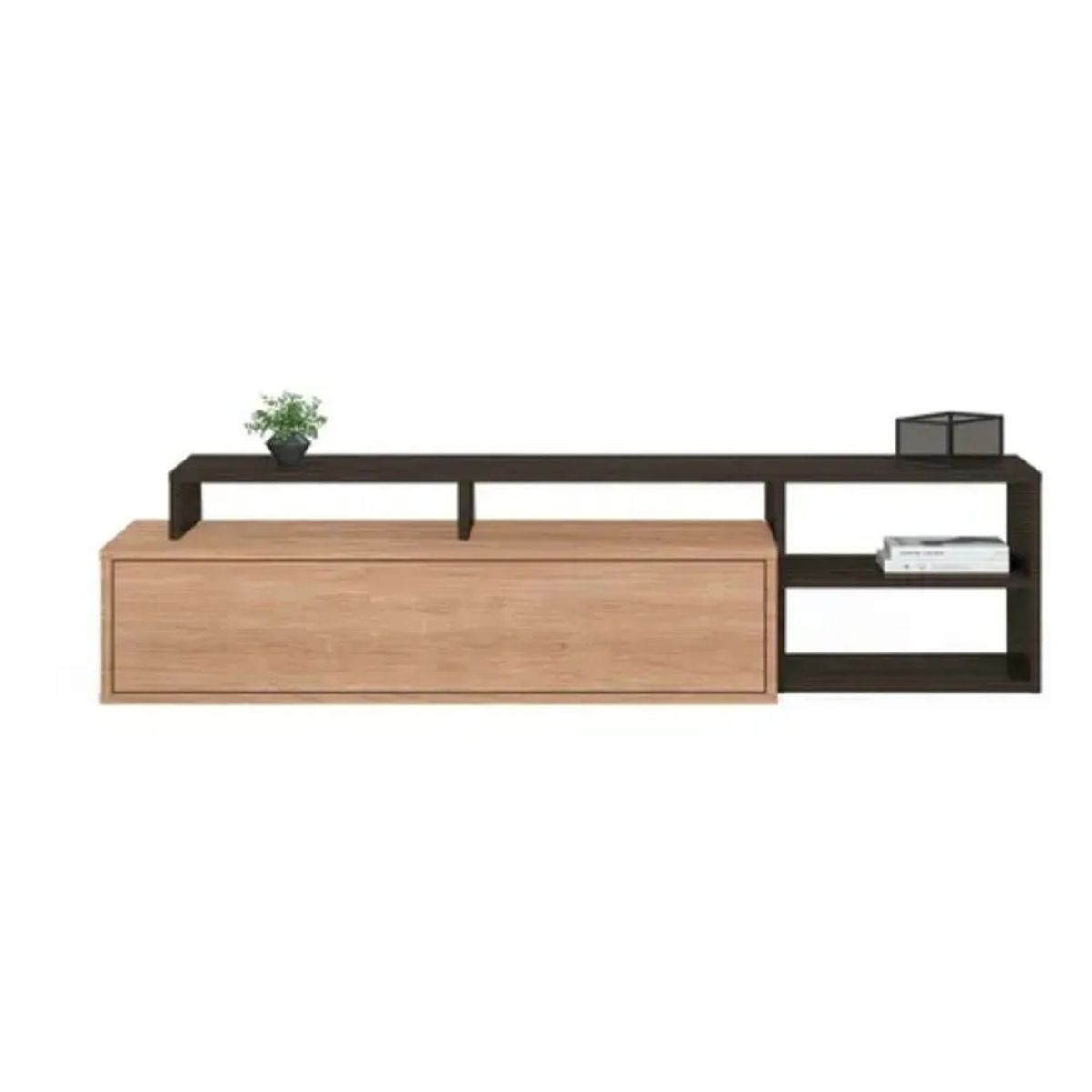 TU MESITA - Mueble para TV Expansible Negro