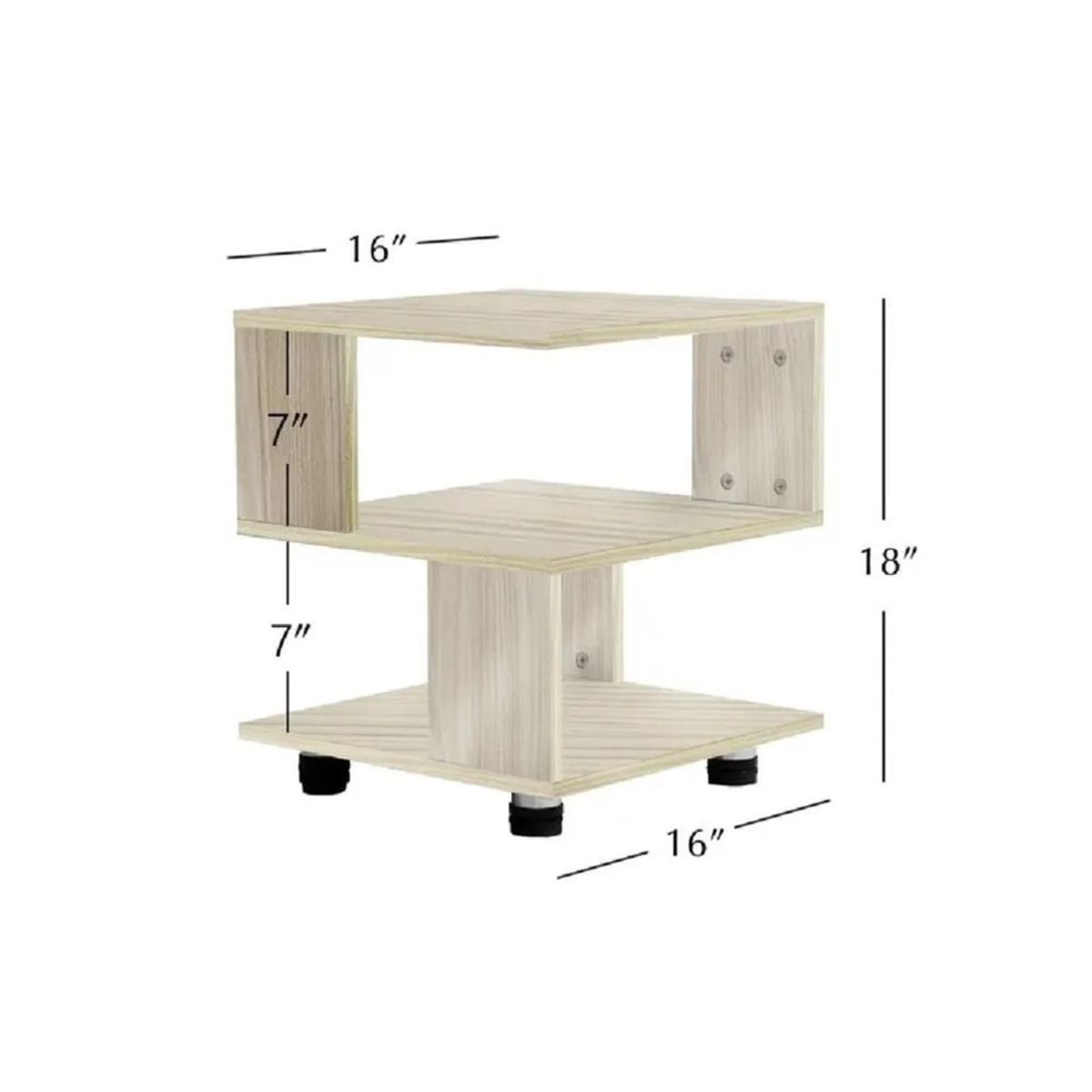TU MESITA - Mesa de Noche Multiusos René TU MESITA con Ruedas color Duna
