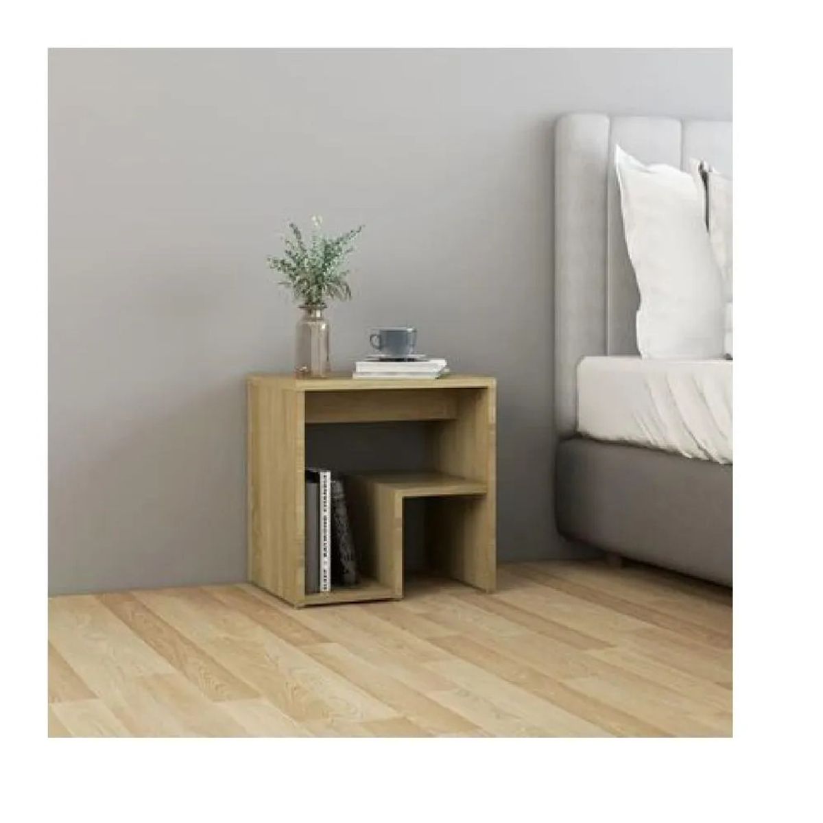 TU MESITA - Mesita de Noche Thiago TU MESITA Melamina 18mm color Duna