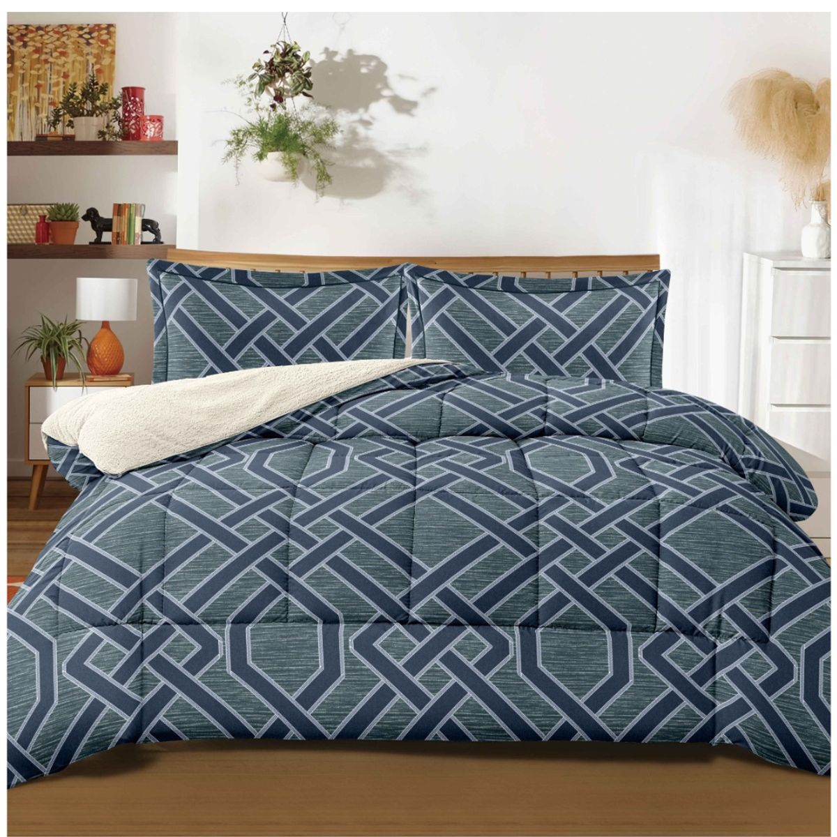 GOLDSUN - EDREDÓN GOLDSUN CON SHERPA 2 PLAZAS