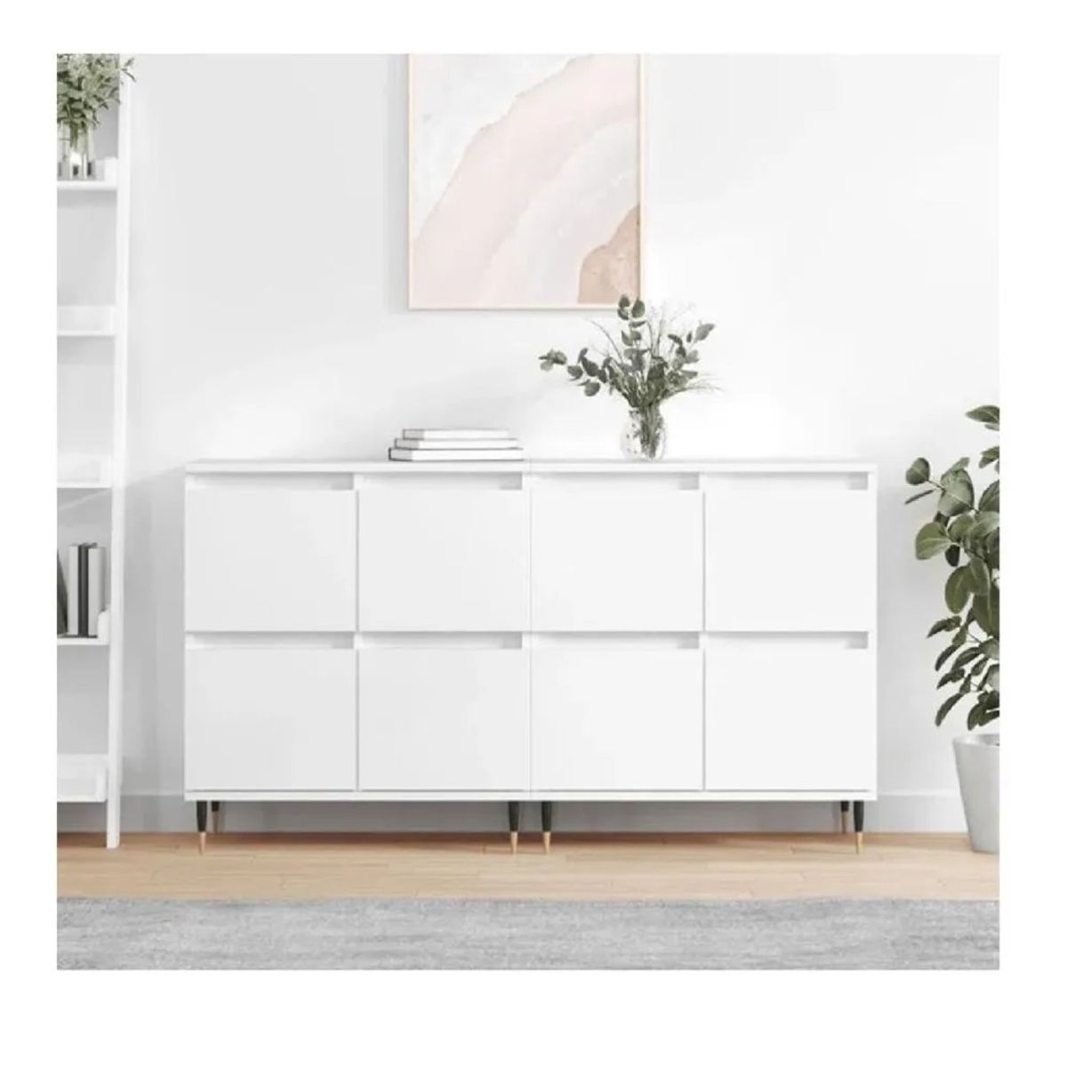 TU MESITA - Aparador Corto TU MESITA Jacky set x2 color Blanco