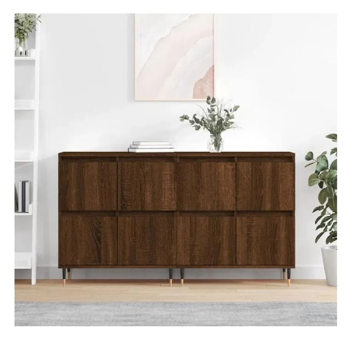 TU MESITA - Aparador Corto TU MESITA Jacky set x2 color Marrón