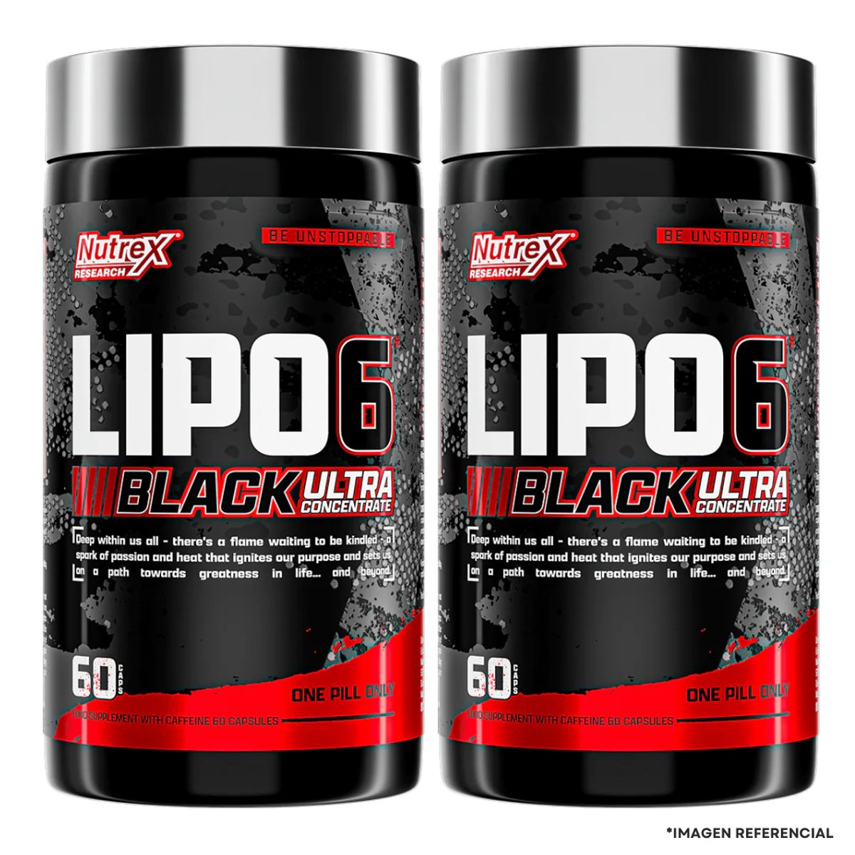 NUTREX RESEARCH - 2 Lipo 6 Black Ultra Concentrate 60 cápsulas