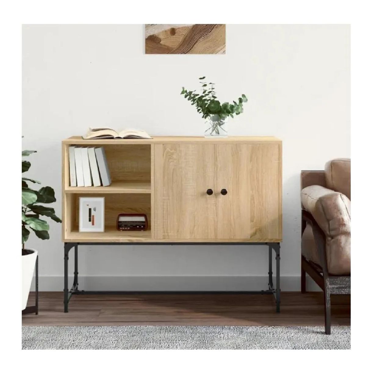 TU MESITA - Aparador Moderno TU MESITA London color Duna 2 puertas