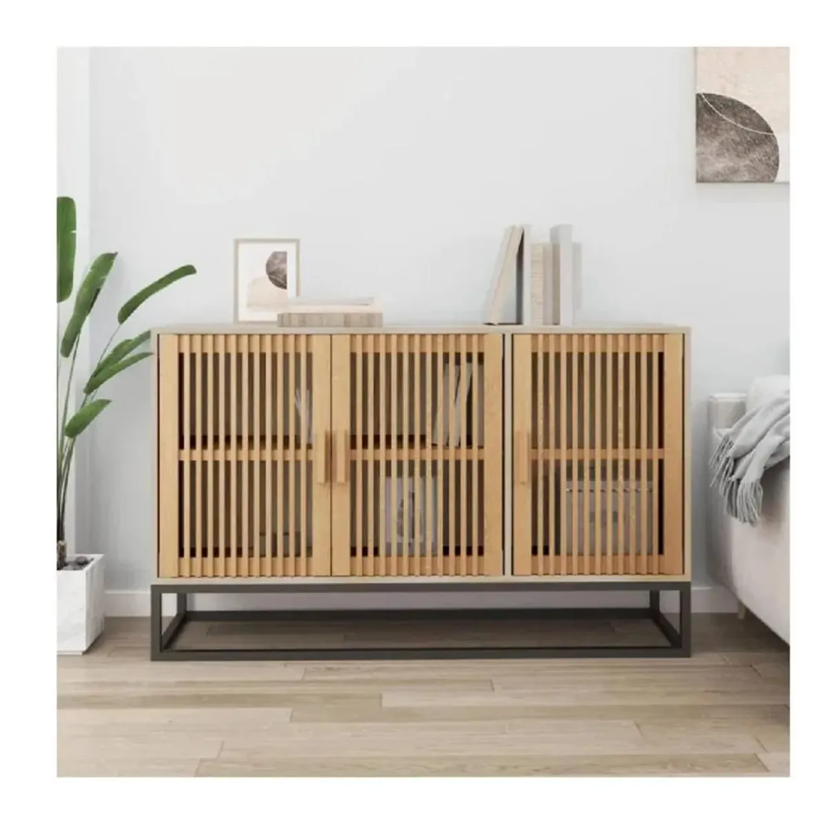 TU MESITA - Aparador Moderno TU MESITA Melchor color Duna 3 puertas