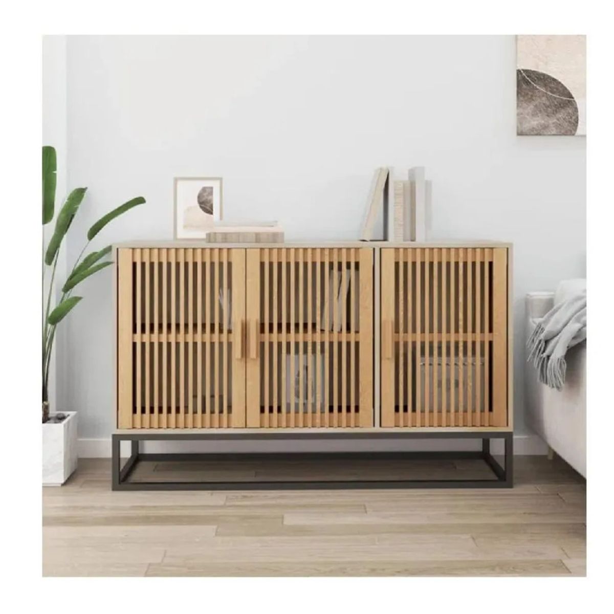 TU MESITA - Aparador Moderno TU MESITA Melchor color Duna 3 puertas