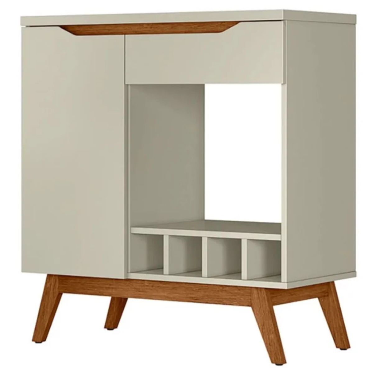 TU MESITA - AparadorBar Moderno Puquio color BlancoDuna TU MESITA