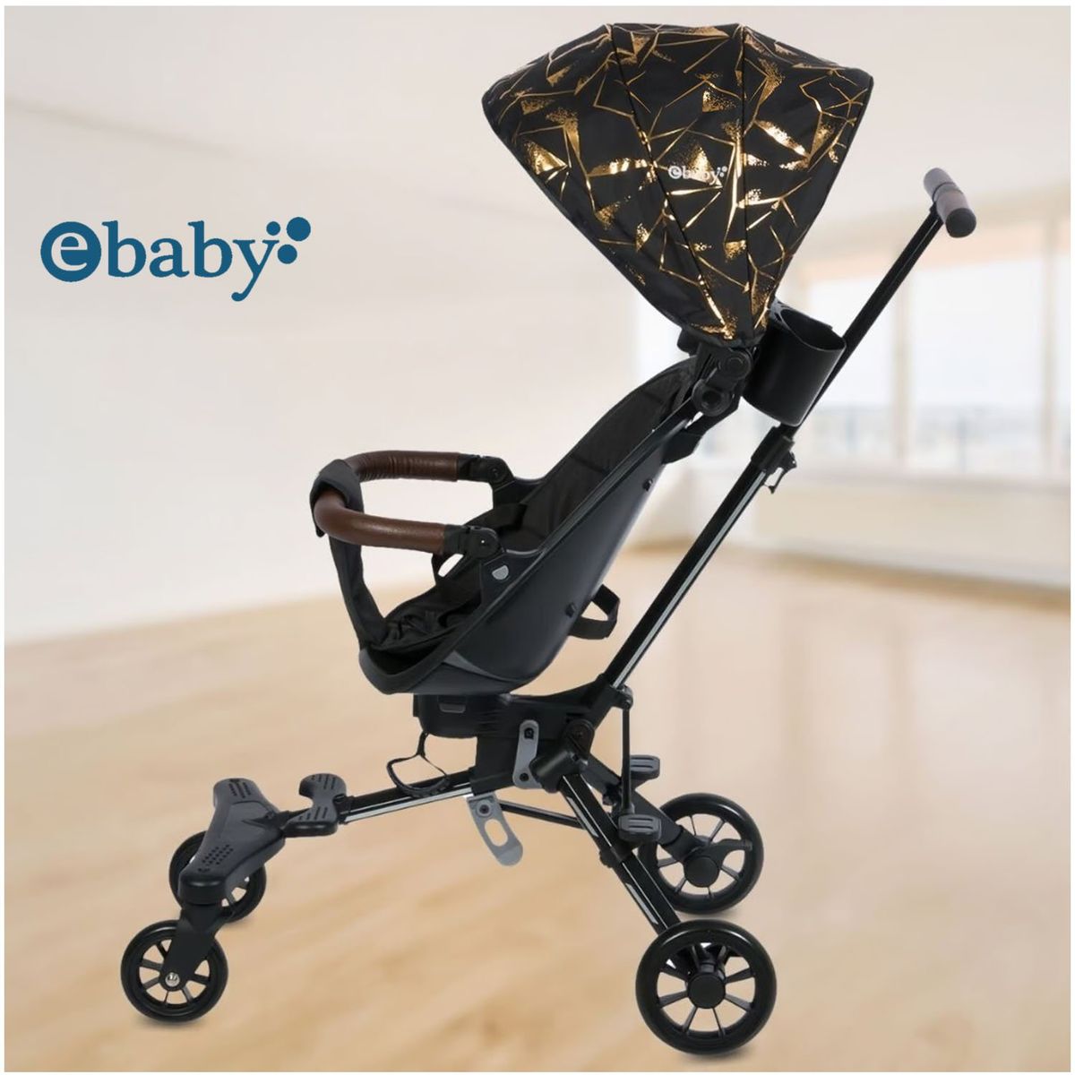 EBABY - Coche Plegable «EASY RIDE» Black