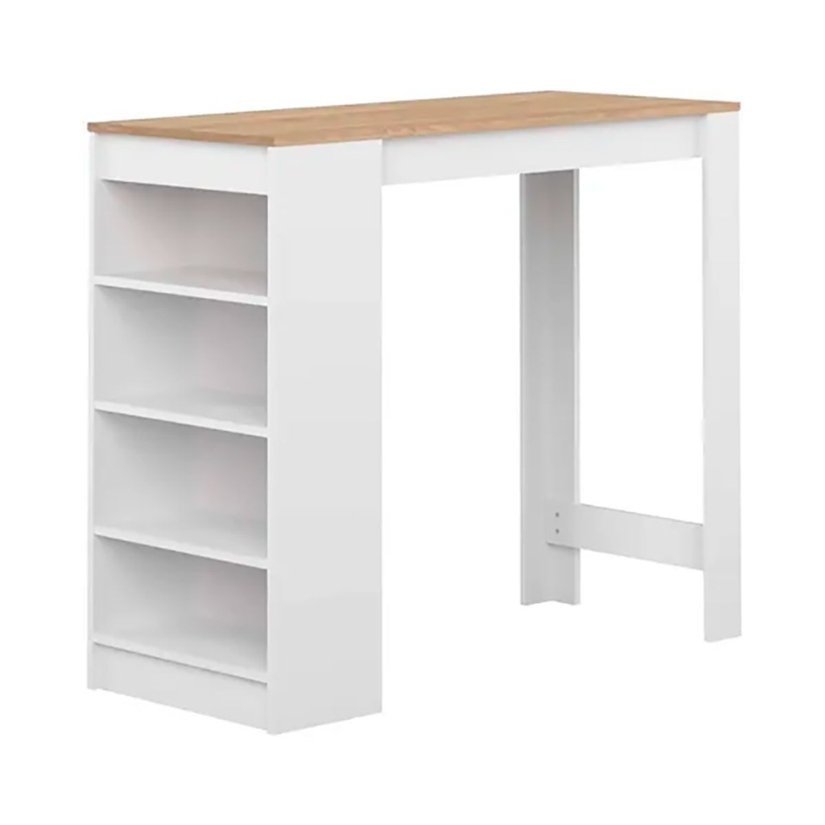 TU MESITA - Barra Desayunador Minimal 120 cm BlancoDuna