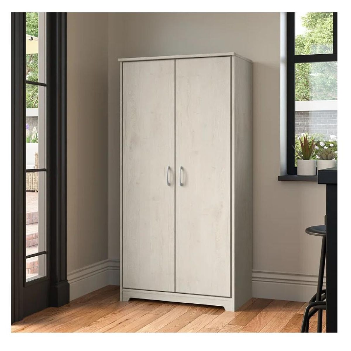 TU MESITA - Despensa de Cocina TU MESITA Chester 18mm color Gris Claro 2 puertas