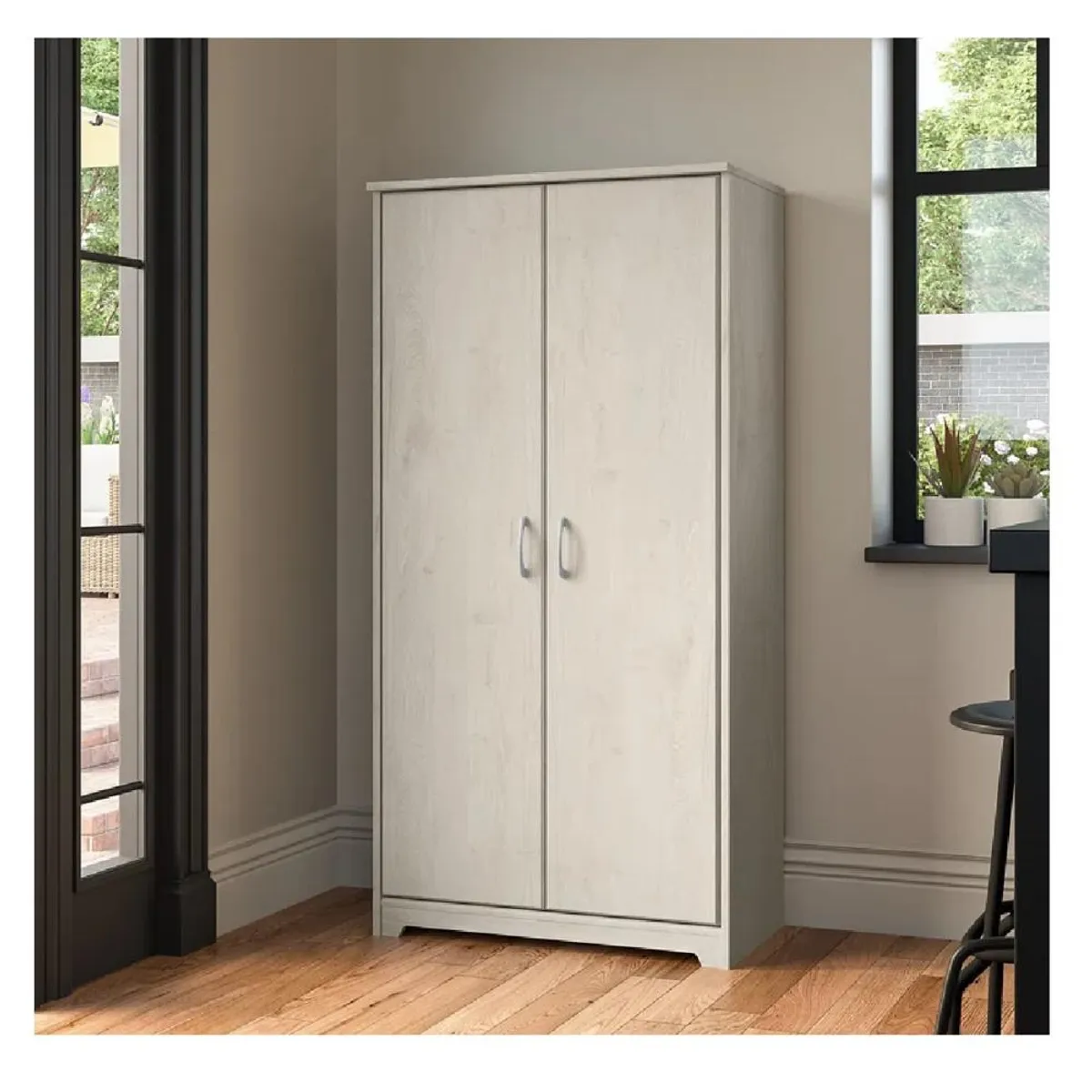 TU MESITA - Despensa de Cocina TU MESITA Chester 18mm color Gris Claro 2 puertas