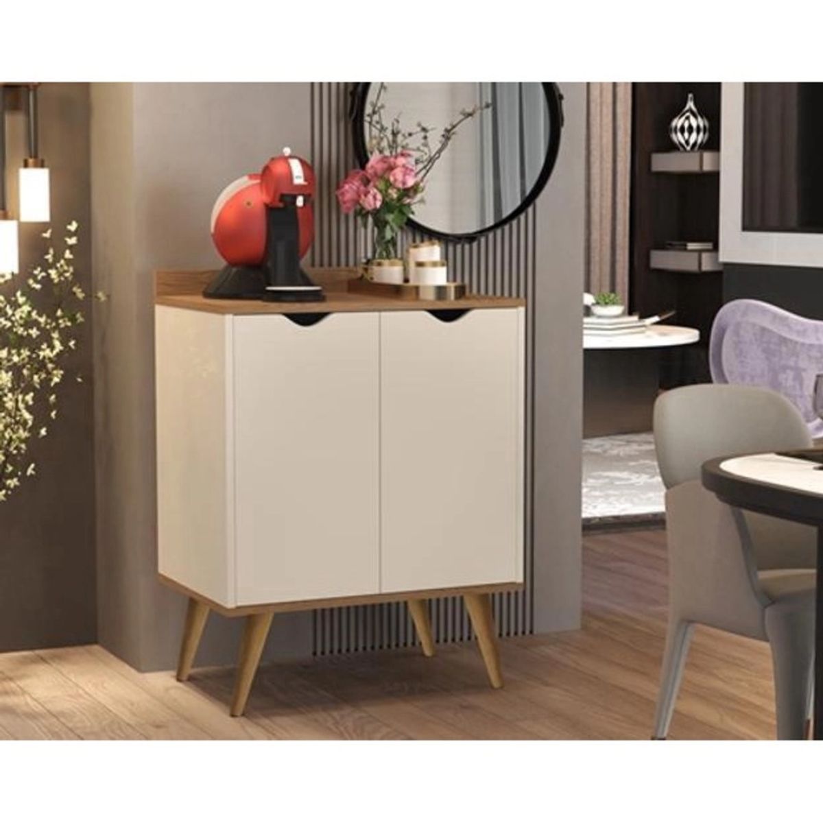 TU MESITA - Moderna Alacena para cocina 2 puertas Barbara BlancoDuna TU MESITA