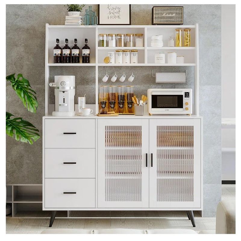 TU MESITA - Mueble de Cocina TU MESITA Kendra color Blanco 2 puertas 3 cajones