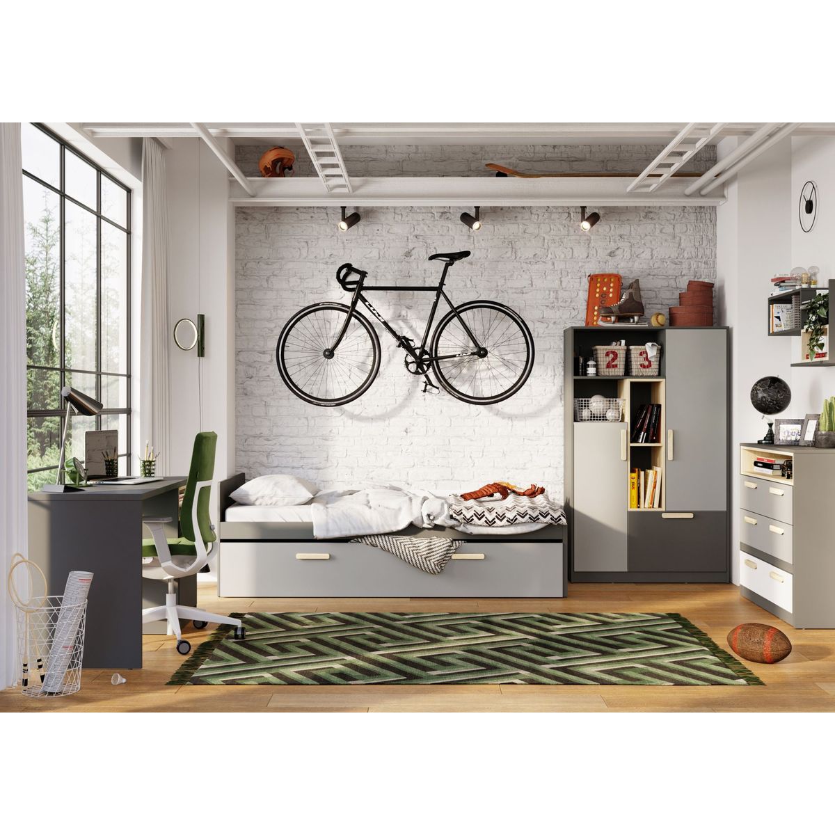 TU MESITA - Mueble Organizador Juvenil Otero multicolor TU MESITA