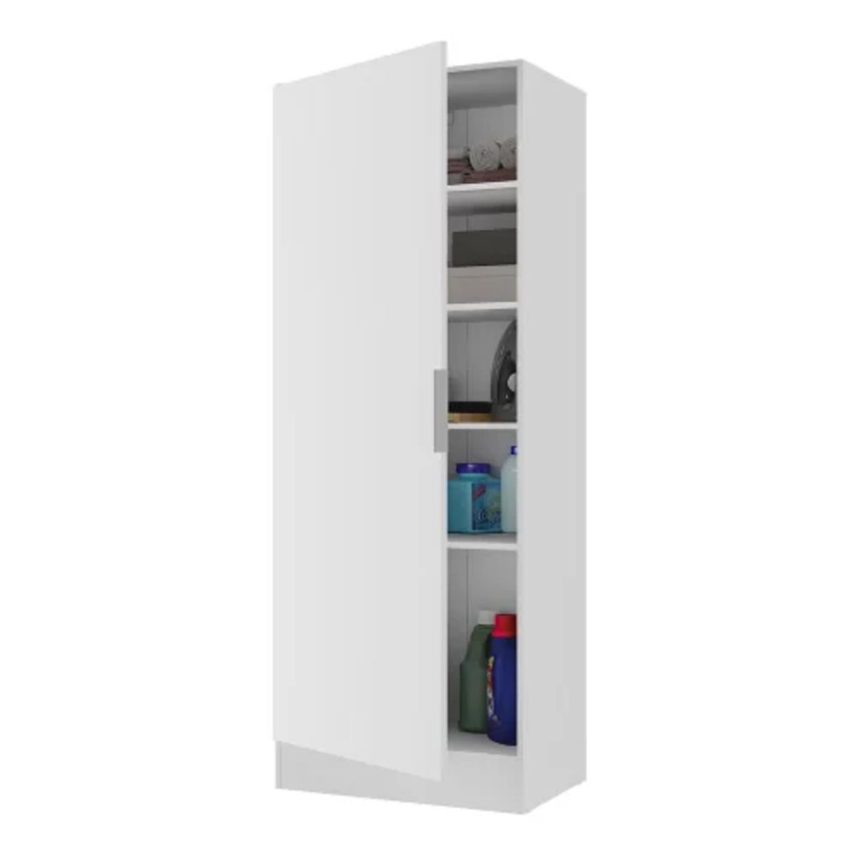 TU MESITA - Mueble para lavanderia multiusos 1 puerta Jacob color blanco TU MESITA
