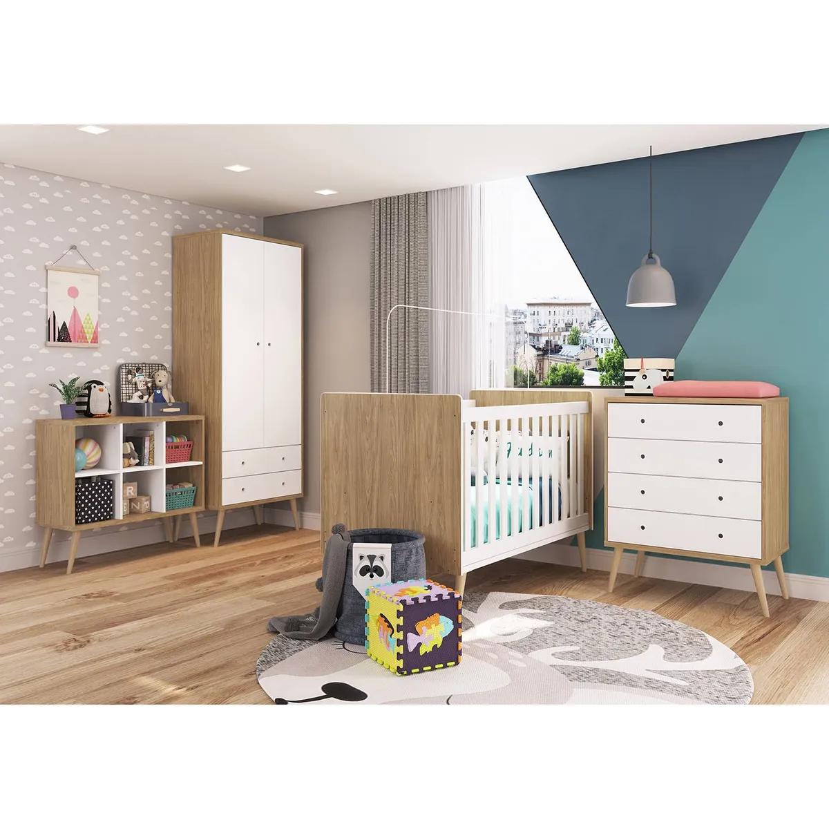 TU MESITA - Organizador Infantil Retro Matías Café