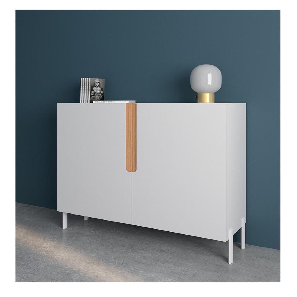 TU MESITA - Zapatera Minimalista Mufasa TU MESITA Melamina 18mm color Blanco