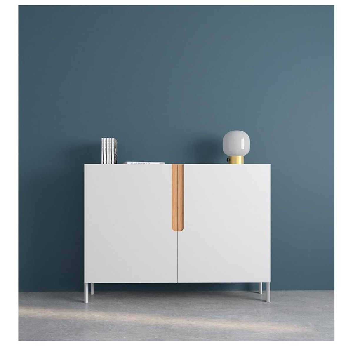 TU MESITA - Zapatera Minimalista Mufasa TU MESITA Melamina 18mm color Blanco