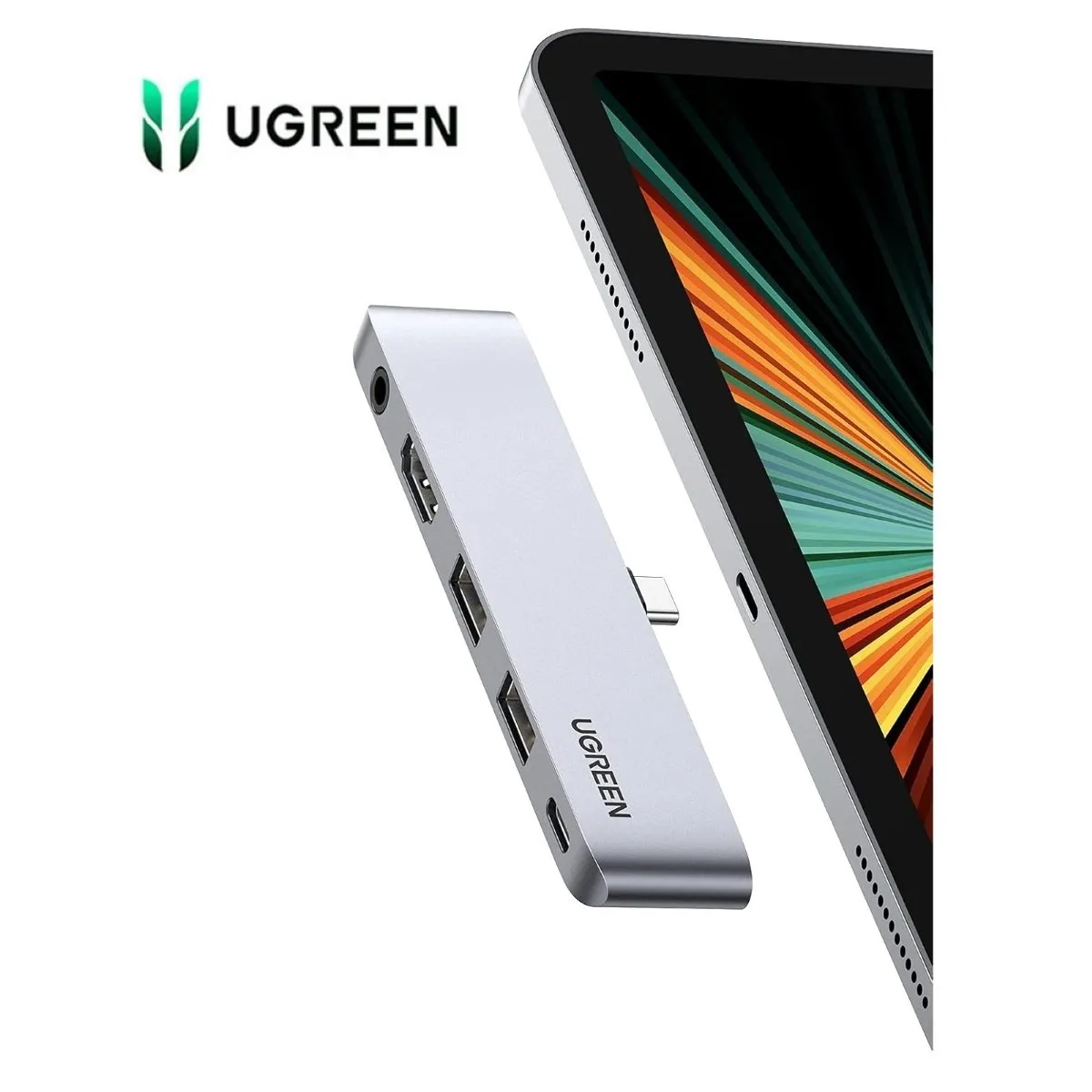 UGREEN - Hub Tipo C 5 En 1 Para iPad Pro/ Air4 Ugreen