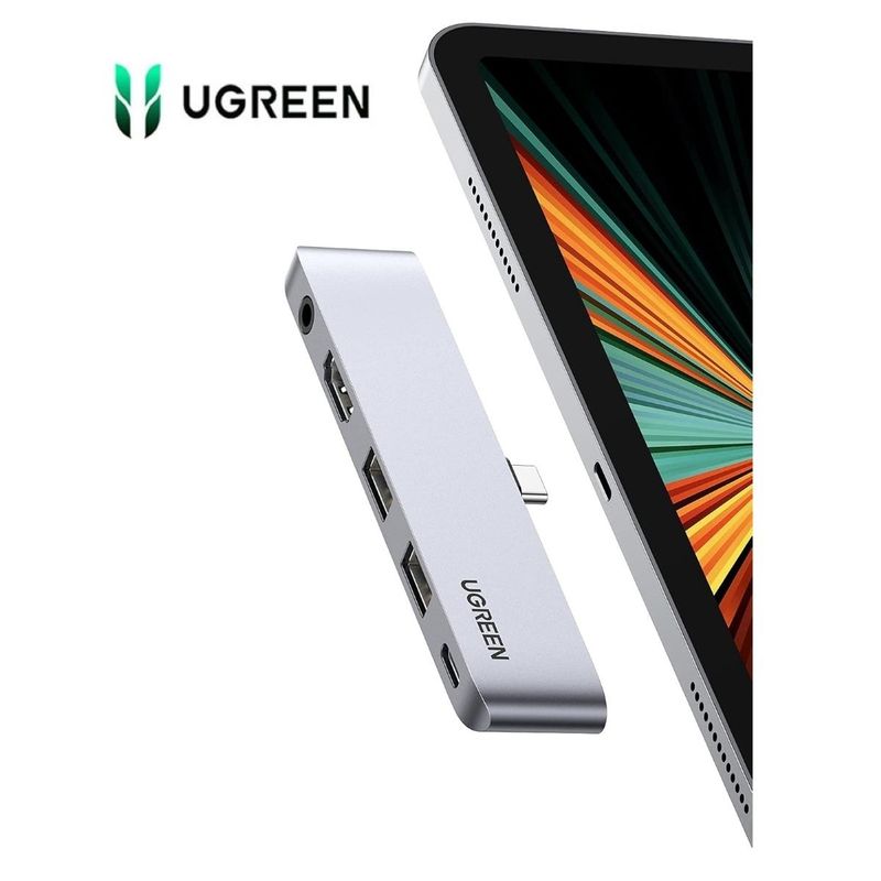 UGREEN - Hub Tipo C 5 En 1 Para iPad Pro/ Air4 Ugreen