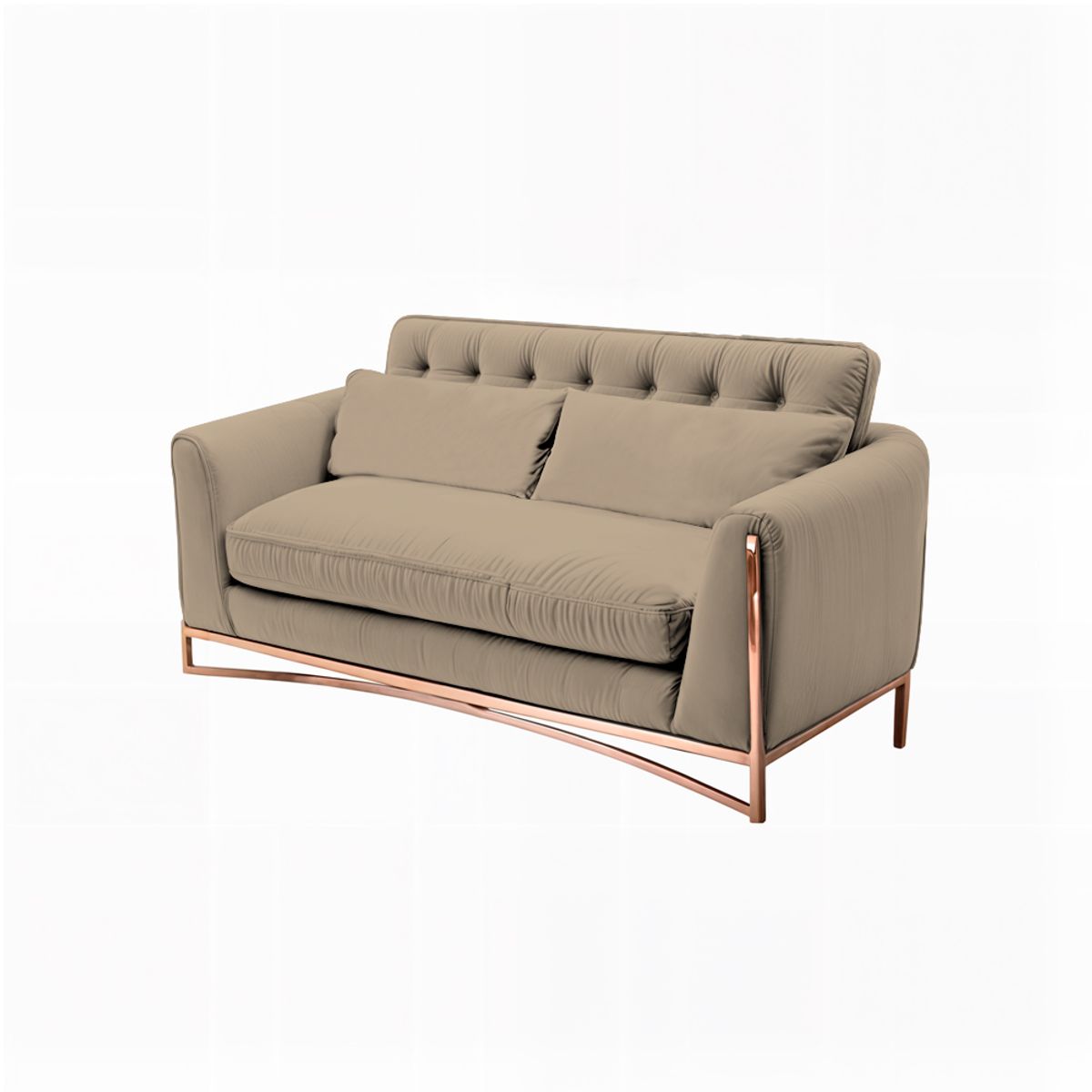 BARAKA HOME - Sofá Luxury Llinden 2 Cuerpos - Beige claro