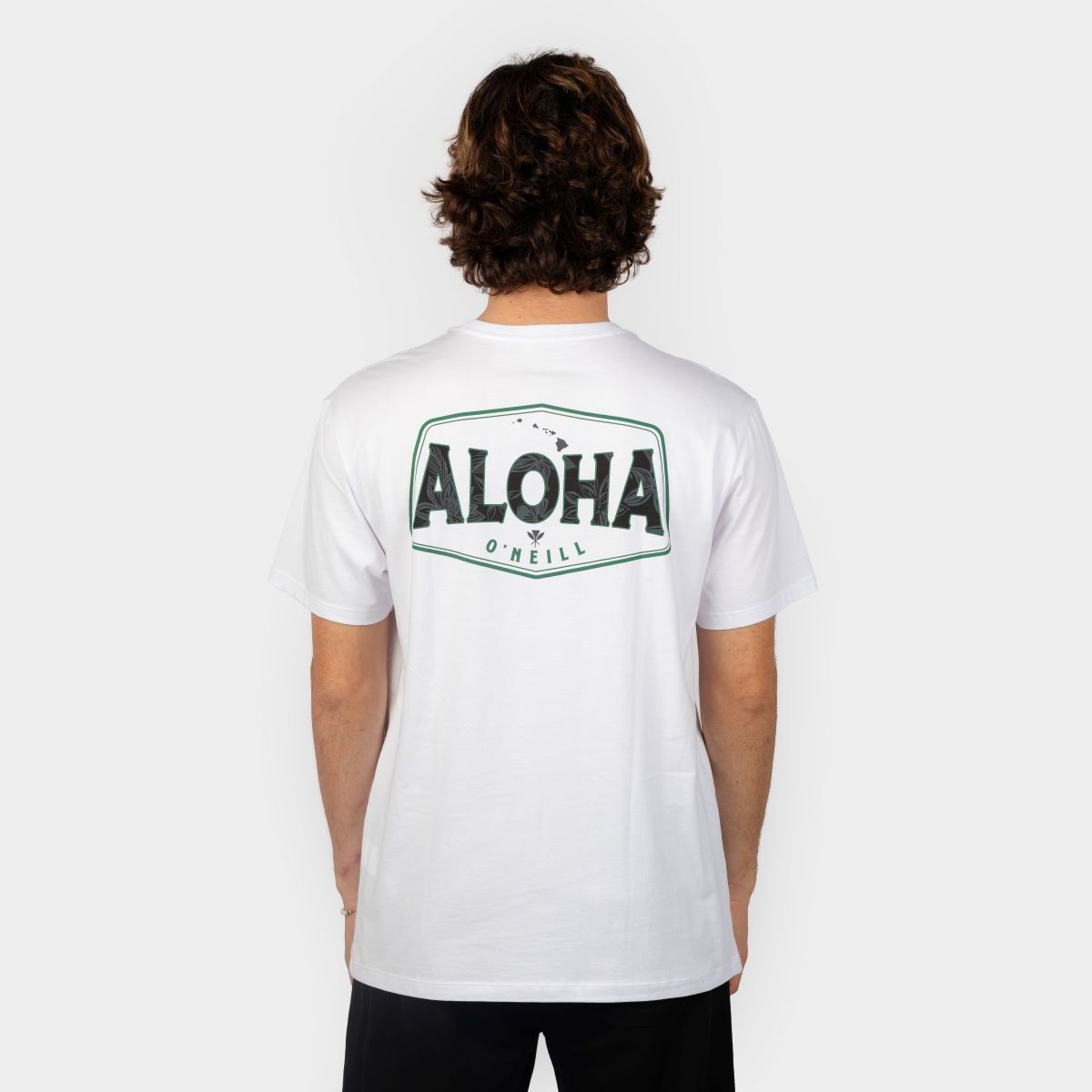 O'NEILL - POLO MANGA CORTA HOMBRE ONEILL BIG ALOHA T SHIRT   SNOW WHITE