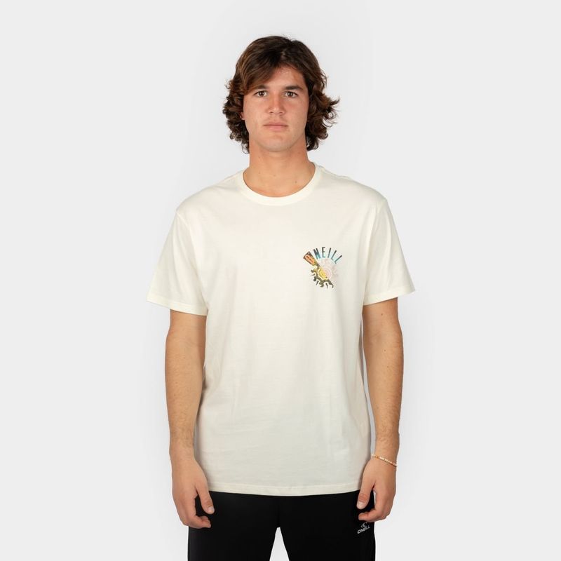 O'NEILL - POLO MANGA CORTA HOMBRE ONEILL ECLIPSE T SHIRT POWDER WHITE
