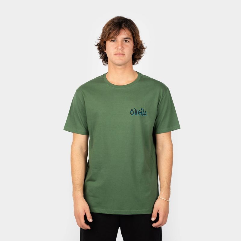 O'NEILL - POLO MANGA CORTA HOMBRE ONEILL KA FRAMED T SHIRT MILITARY GREEN
