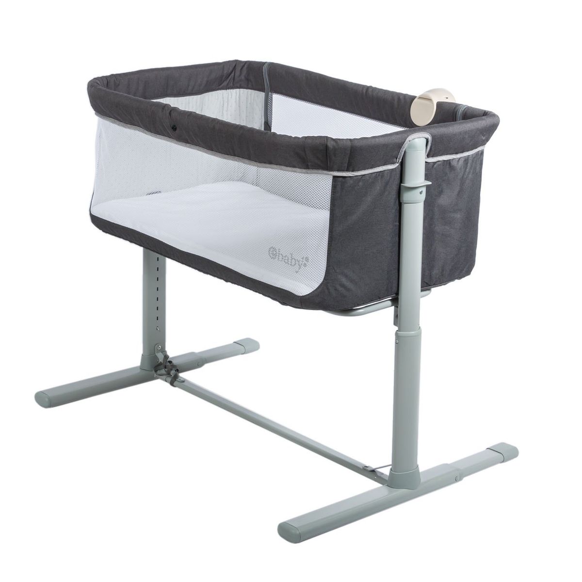 EBABY - Cuna Colecho Ebaby Musical y Vibrador TAMI Plomo