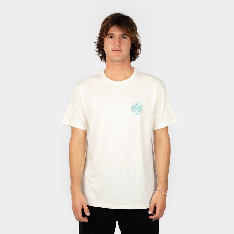 O'NEILL - POLO MANGA CORTA HOMBRE ONEILL JS SENIC T SHIRT POWDER WHITE