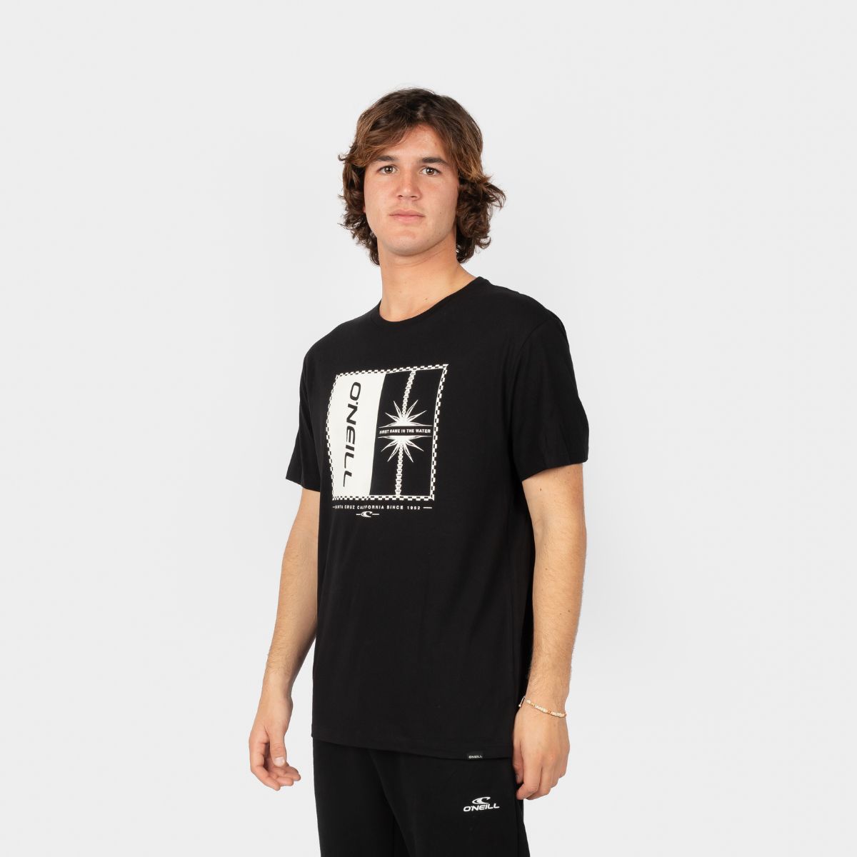 O'NEILL - POLO MANGA CORTA HOMBRE ONEILL MIX & MATCH PALM T SHIRT BLACK OUT