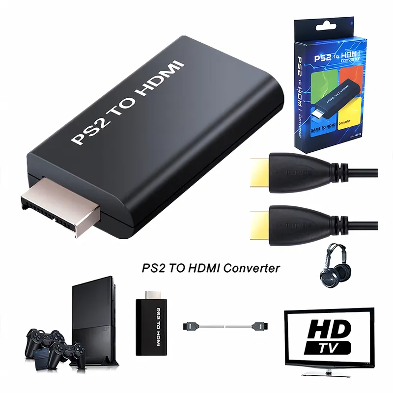 GENERICO - Convertidor de PlayStation 2 a HDMI – Video y Audio Digital