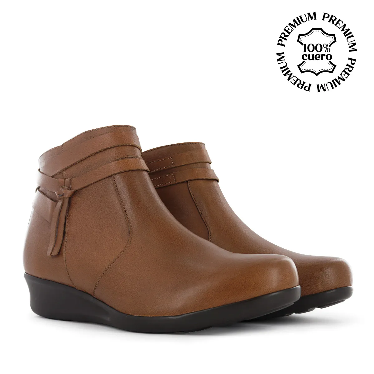 ECCO - Botas Confort Mujer Ecco Antonia42 Toffee Cuero